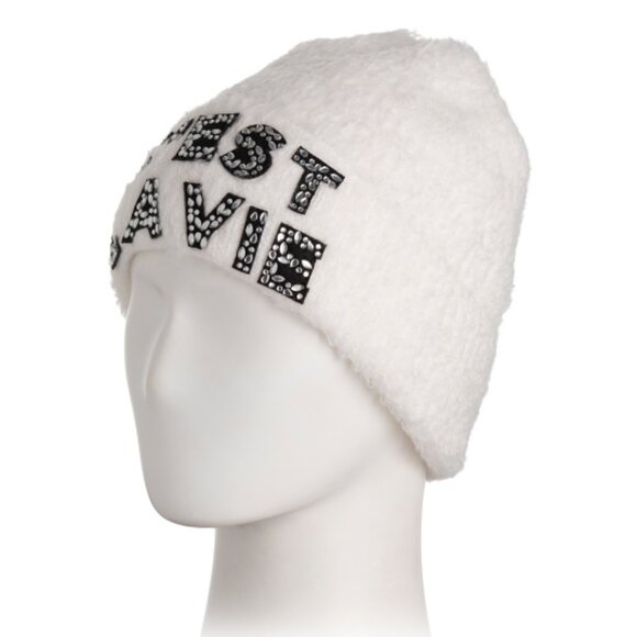 Karl Lagerfeld Accessories - NEW Karl Lagerfeld Paris Cest La Vie Beanie Hat
